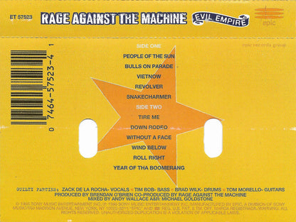 Rage Against The Machine : Evil Empire (Cass, Album)