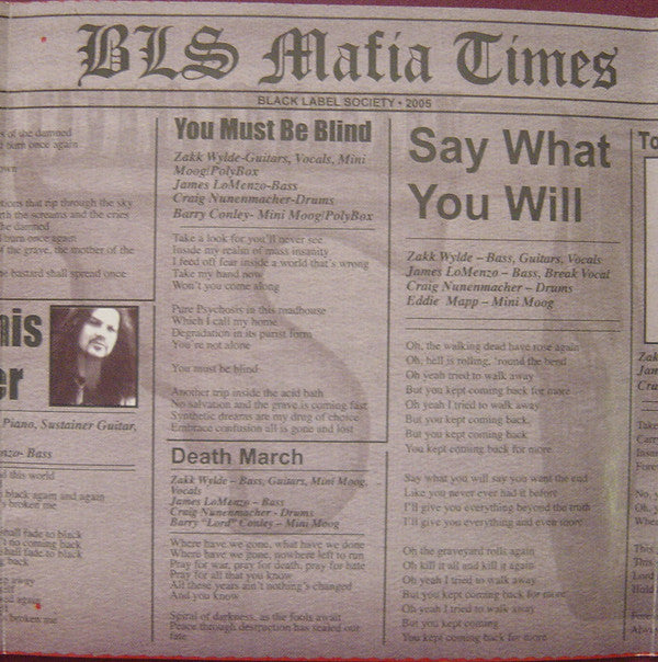 Black Label Society : Mafia (CD, Album)