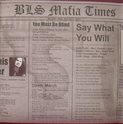 Black Label Society : Mafia (CD, Album)