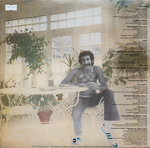 Jim Croce : I Got A Name (LP, Album, Club, Cap)