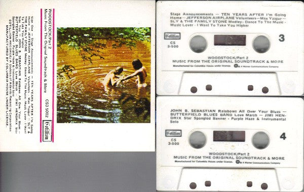 Various : Woodstock - Music From The Original Soundtrack & More - Part 2 (Cass, Album, Club)