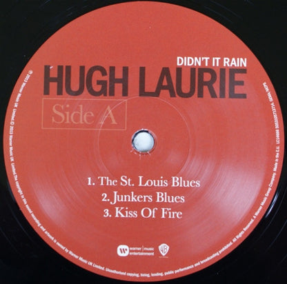 Hugh Laurie : Didn't It Rain (2xLP, Album)