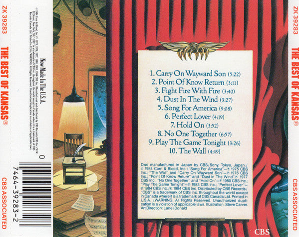 Kansas (2) : The Best Of Kansas (CD, Comp, Pit)