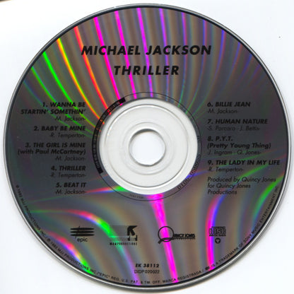 Michael Jackson : Thriller (CD, Album, RP)