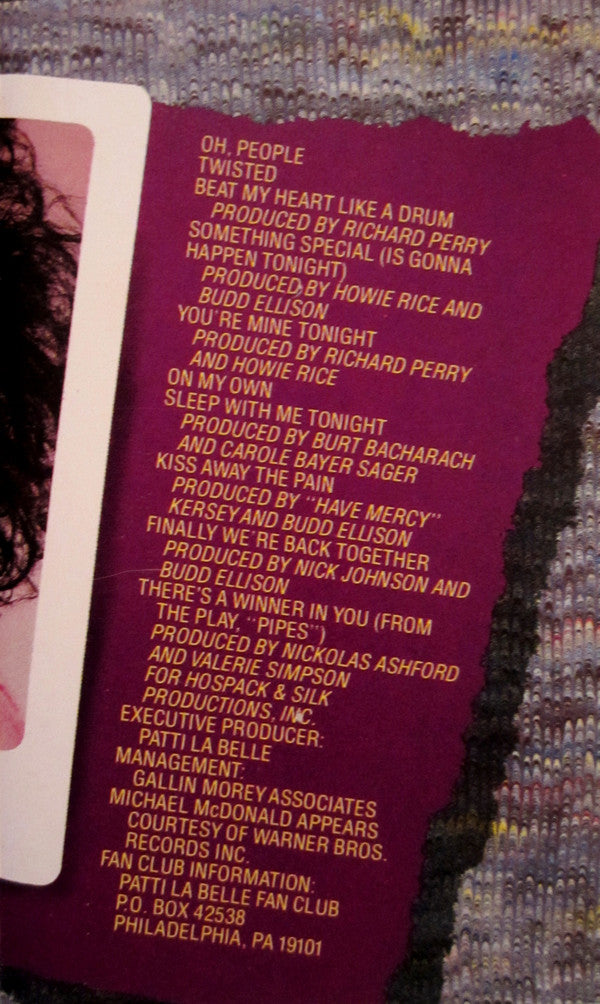 Patti LaBelle : Winner In You (Cass, Album, Dol)