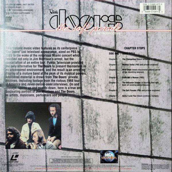 The Doors : The Soft Parade - A Retrospective (Laserdisc, 12", S/Sided, NTSC, CLV)