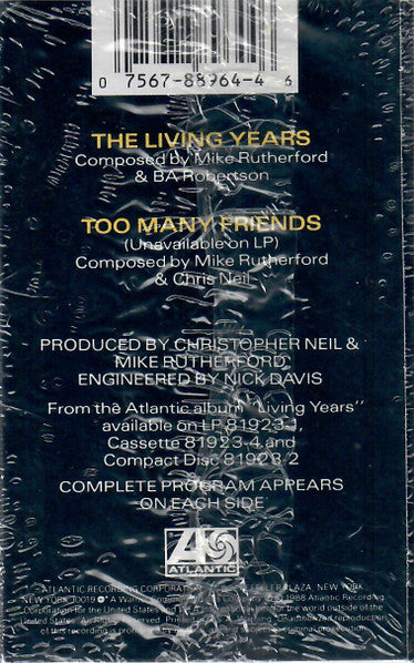 Mike & The Mechanics : The Living Years (Cass, Single)