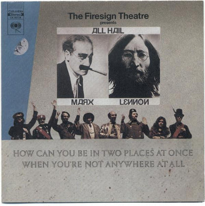 The Firesign Theatre : How Can You Be In Two Places At Once When You're Not Anywhere At All (CD, Album, RE)