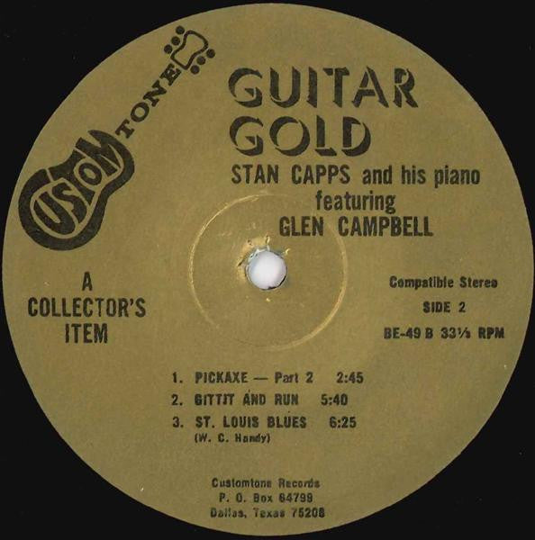 Stan Capps And His Piano Featuring Glen Campbell : Guitar Gold (LP, Album)