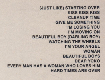 John Lennon & Yoko Ono : Double Fantasy (LP, Album, Cor)