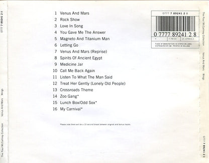 Wings (2) : Venus And Mars (CD, Album, RE)
