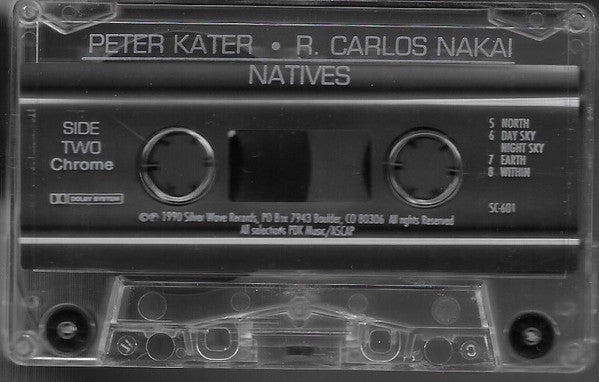 Peter Kater & R. Carlos Nakai : Natives (Cass, Album)