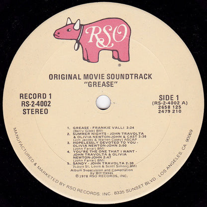 Various : Grease (The Original Soundtrack From The Motion Picture) (2xLP, Album, Kee)