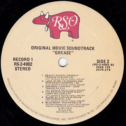 Various : Grease (The Original Soundtrack From The Motion Picture) (2xLP, Album, Kee)