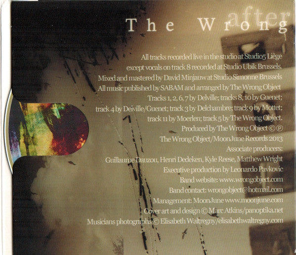 The Wrong Object : After The Exhibition (CD, Album)