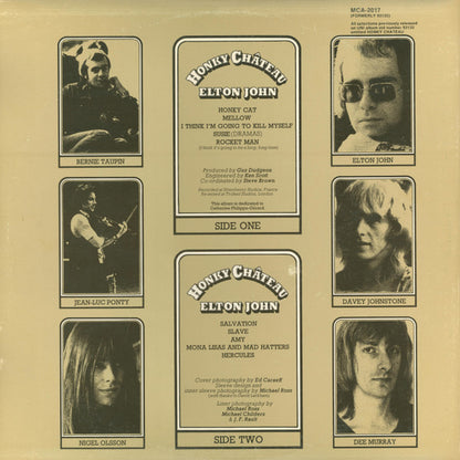 Elton John : Honky Château (LP, Album, RE, Glo)