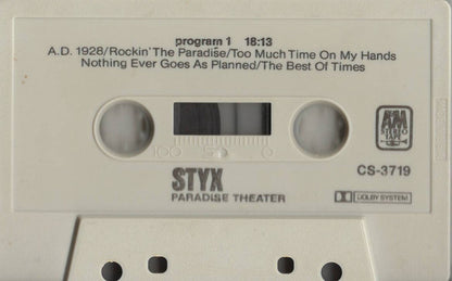 Styx : Paradise Theater (Cass, Album)