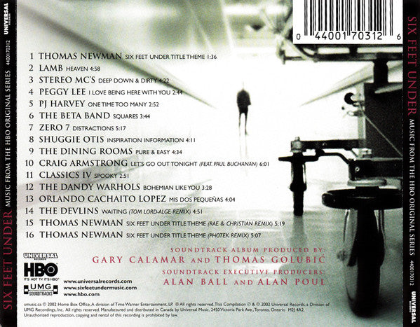 Various : Six Feet Under (Music From The HBO Original Series) (CD, Comp)