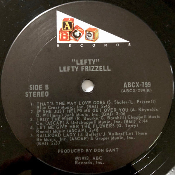 Buy Lefty Frizzell : The Legendary Lefty Frizzell (LP, Album