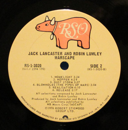 Jack Lancaster And Robin Lumley : Marscape (LP, Album)