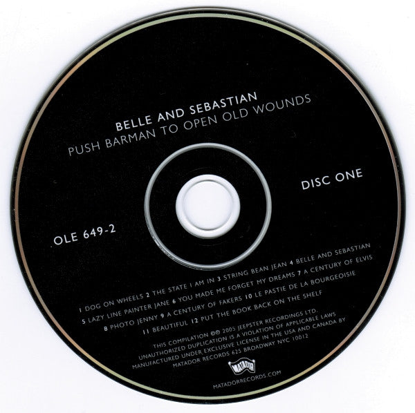 Belle And Sebastian* : Push Barman To Open Old Wounds (2xCD, Comp, RM)