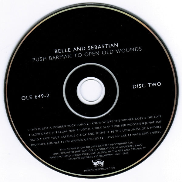 Belle And Sebastian* : Push Barman To Open Old Wounds (2xCD, Comp, RM)