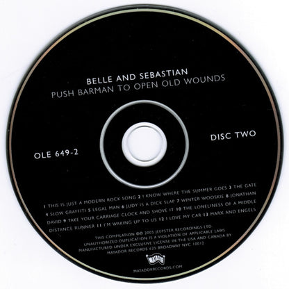 Belle And Sebastian* : Push Barman To Open Old Wounds (2xCD, Comp, RM)