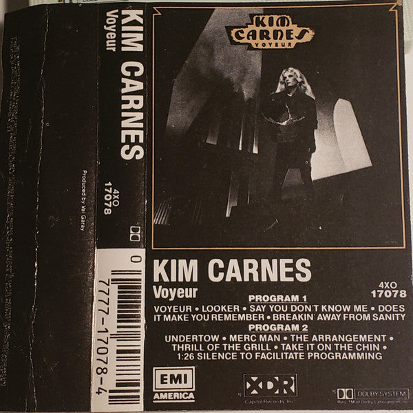 Kim Carnes : Voyeur (Cass, Album, Win)