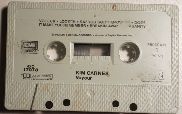 Kim Carnes : Voyeur (Cass, Album, Win)