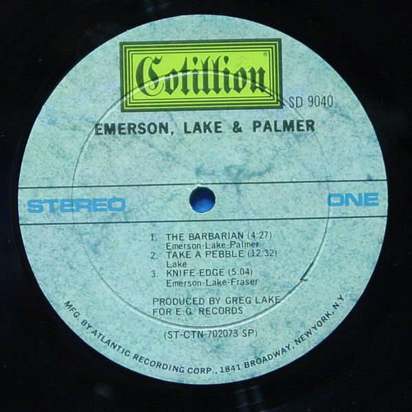 Emerson, Lake & Palmer : Emerson, Lake & Palmer (LP, Album, SP )