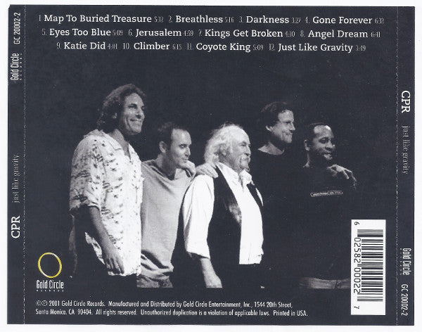 CPR : Just Like Gravity (CD, Album)