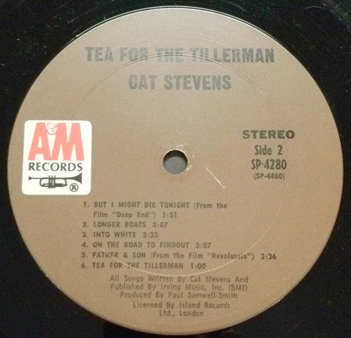 Cat Stevens : Tea For The Tillerman (LP, Album, Pit)