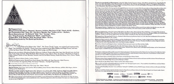Def Leppard : Hysteria (CD, Album, Club)