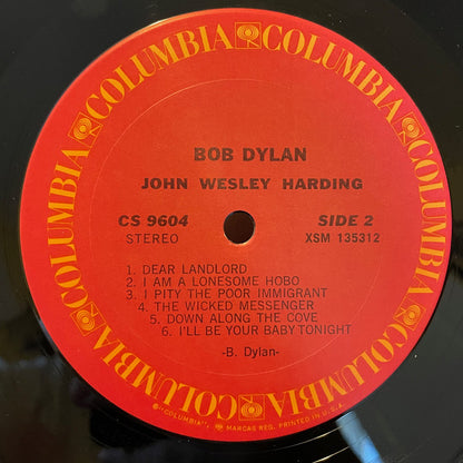 Bob Dylan : John Wesley Harding (LP, Album, RE, Pit)