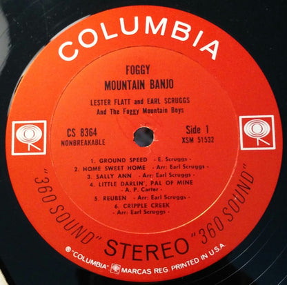 Lester Flatt & Earl Scruggs* And The Foggy Mountain Boys : Foggy Mountain Banjo (LP, Album, RP)