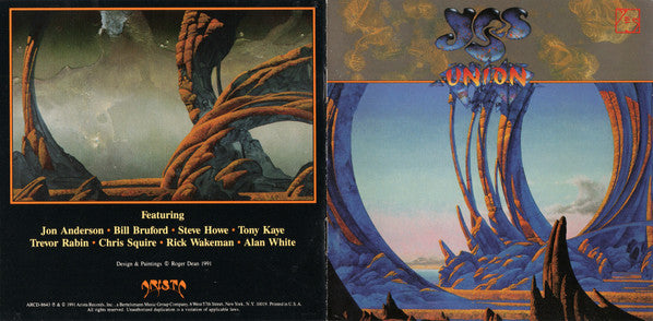 Yes : Union (CD, Album, Club, BMG)