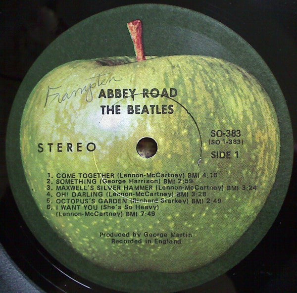UK最初期 マトリ-2/-1 ビートルズ Abbey Road Apple盤 The Beatles – Abbey Road – Vinyl (Misaligned Apple, LP, Album