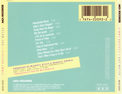 Jimmy Buffett : Hot Water (CD, Album)