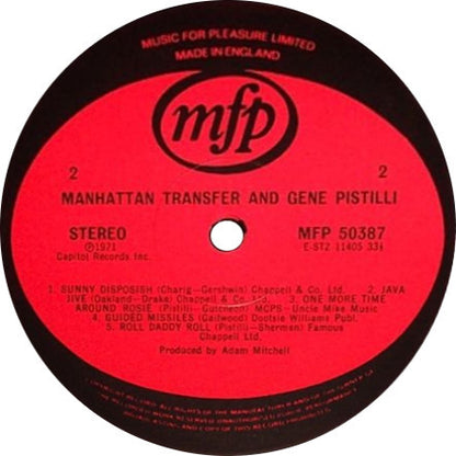 Manhattan Transfer* & Gene Pistilli* : Manhattan Transfer And Gene Pistilli (LP, Album, RE, RP)