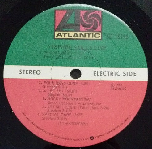 Stephen Stills : Stephen Stills Live (LP, Album, RI )