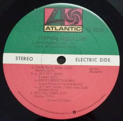 Stephen Stills : Stephen Stills Live (LP, Album, RI )