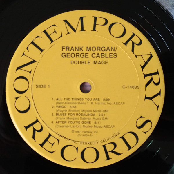 Frank Morgan / George Cables : Double Image (LP, Album)