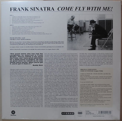 Frank Sinatra With Billy May And His Orchestra : Come Fly With Me (LP, Album, Ltd, RE, 180)