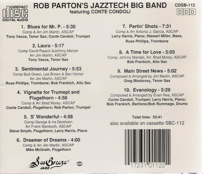 Rob Parton's Jazztech Big Band With  Conte Candoli : Rob Parton's Jazztech Big Band With Conte Candoli  (CD, Album)
