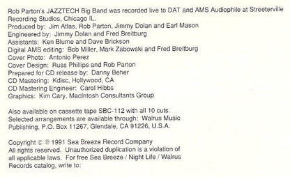 Rob Parton's Jazztech Big Band With  Conte Candoli : Rob Parton's Jazztech Big Band With Conte Candoli  (CD, Album)