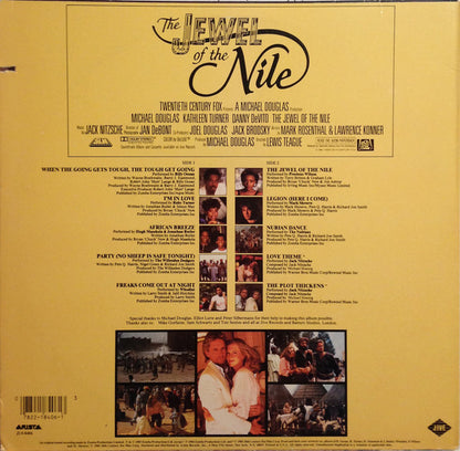 Various : The Jewel Of The Nile: Music From The 20th Century Fox Motion Picture Soundtrack (LP, Album, Ind)