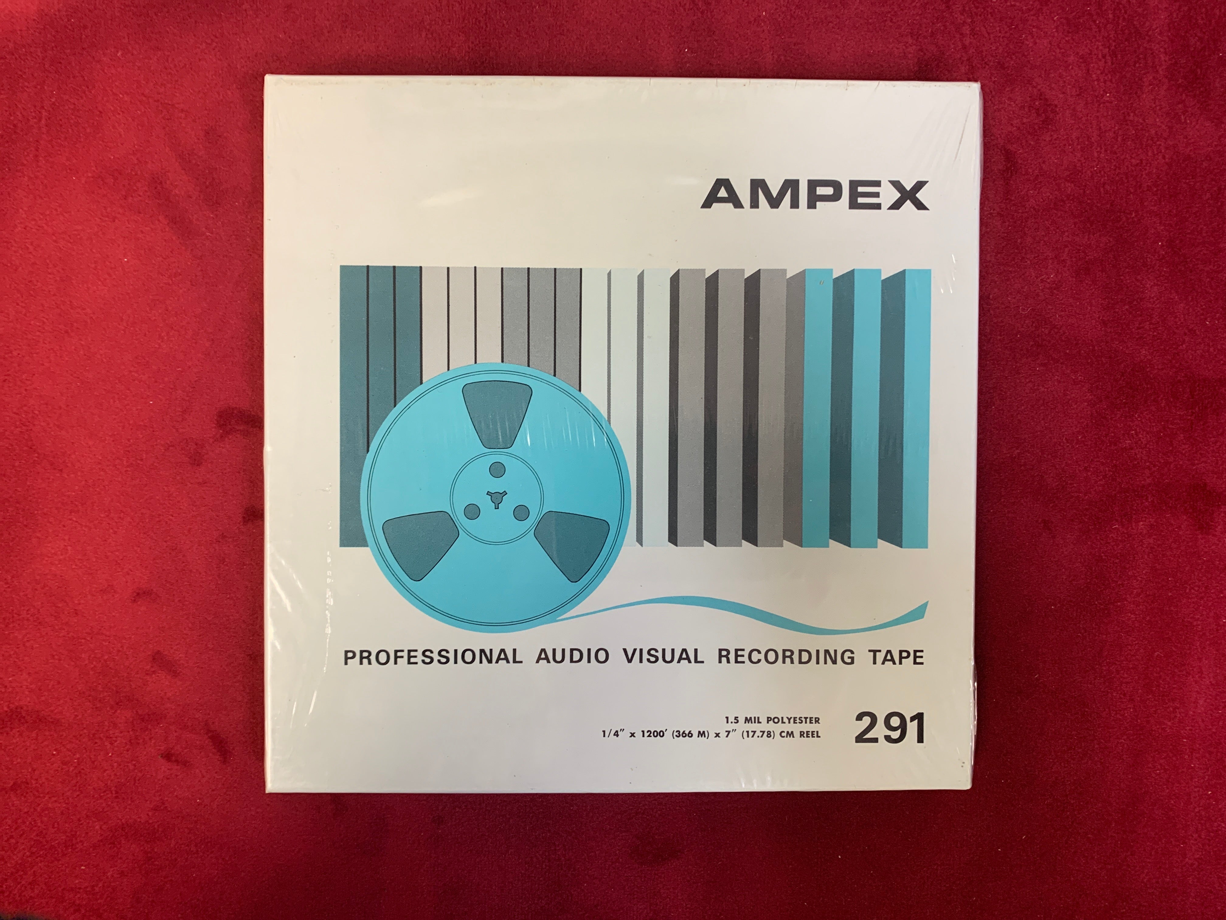 Ampex 291  Professional Recording Tape 7" 1200 FT * NOS SEALED