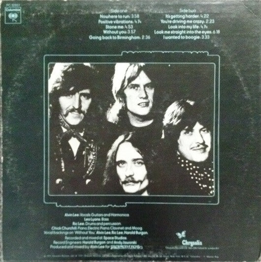 Ten Years After : Positive Vibrations (LP, Album, Pit)
