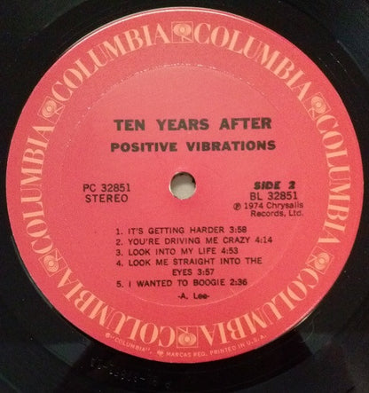 Ten Years After : Positive Vibrations (LP, Album, Pit)