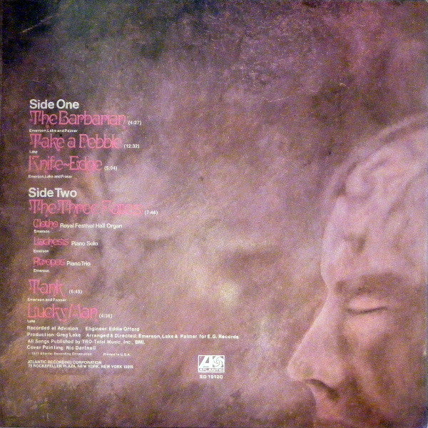 Emerson Lake & Palmer* : Emerson Lake & Palmer (LP, Album, RE, PR )